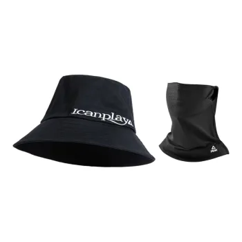 PEAK Cotton Bucket Hats Unisex Black