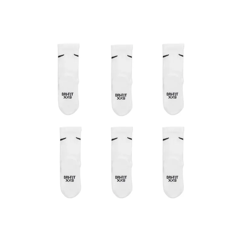 Nike Ankle Socks Unisex 6 Pack White-1