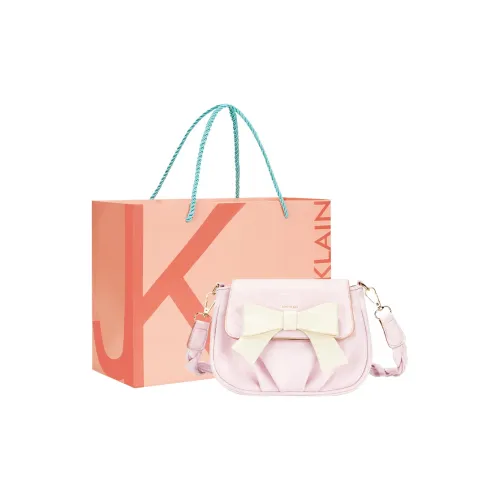 JANE KLAIN Synthetic Leather Shoulder Bag Women's Pink And White/White