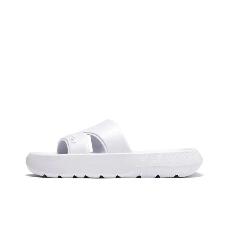 New Balance Slip Resistant Abrasion Resistant Slide Slippers Unisex White-0