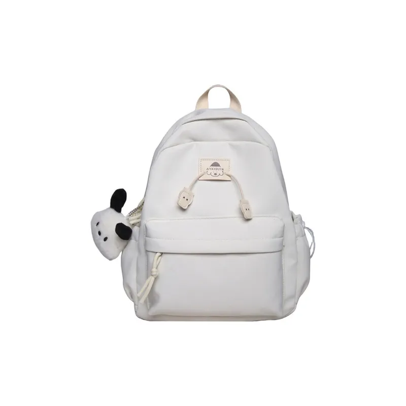 SWIMADE Nylon Backpack Regular Women's White/Black/Yellow/Blue-12