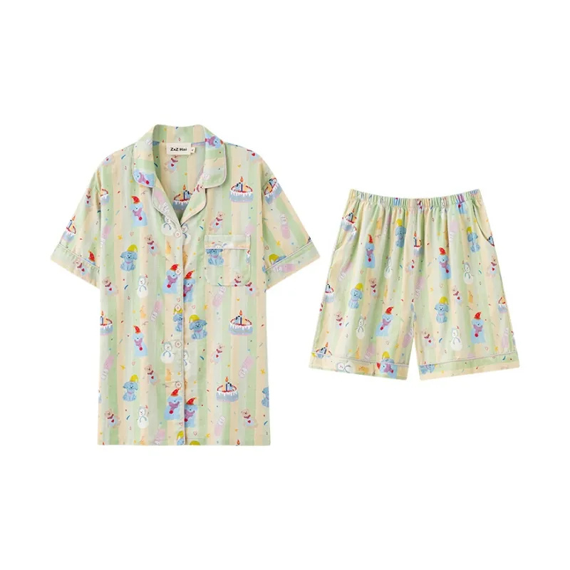 Wabi Town Pajama Set Women's Birthday Party-0