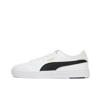 PUMA Serve Pro Lite Anti-Slip Wear-Resistant Low-Top Casual Shoes Women's White Black