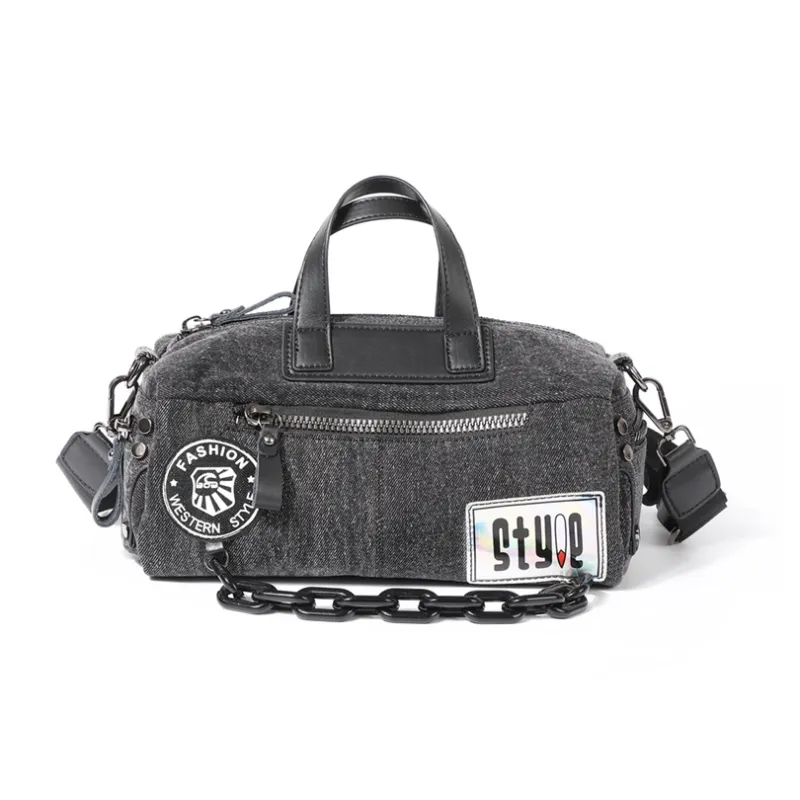 MASTER CANVAS Fabric Messenger Bag Shoulder Bag Handbag Regular Unisex Gray-0