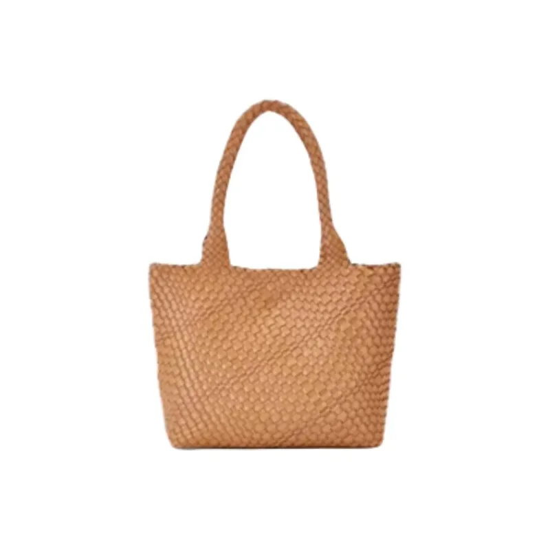 Hush Puppies Cow Leather Tote Bag Shopping Bag Handbag Shoulder Bag Large Size Women's Black/Yellow Brown-10
