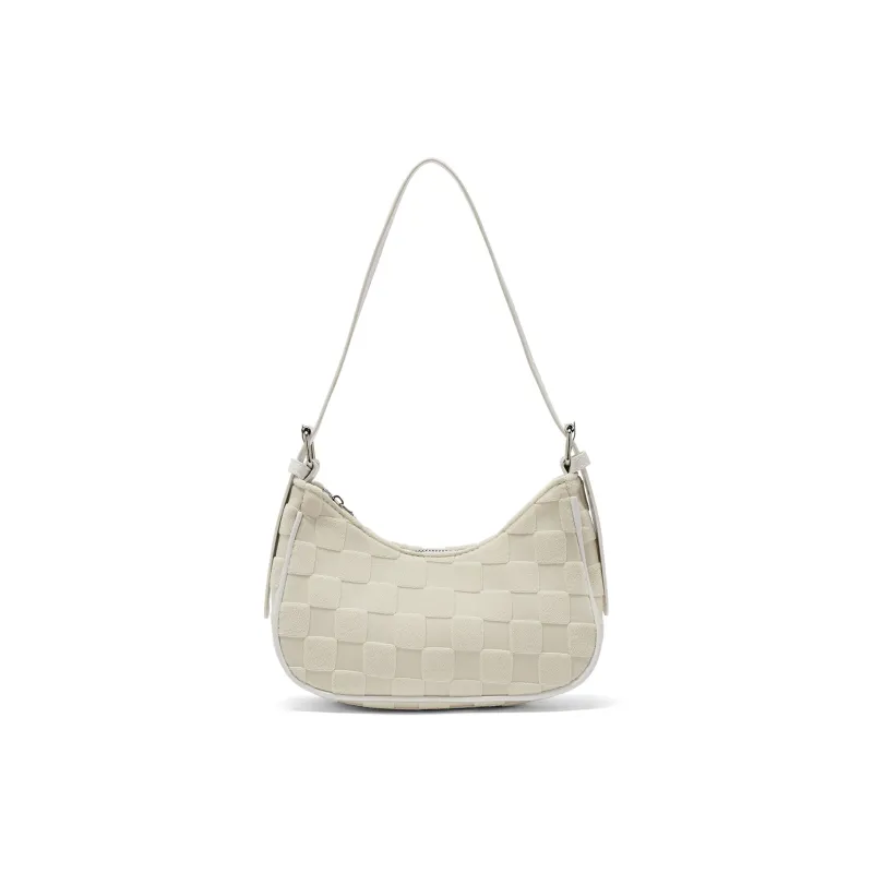 CORALDAISY Synthetic Leather Shoulder Bag Women's White-0