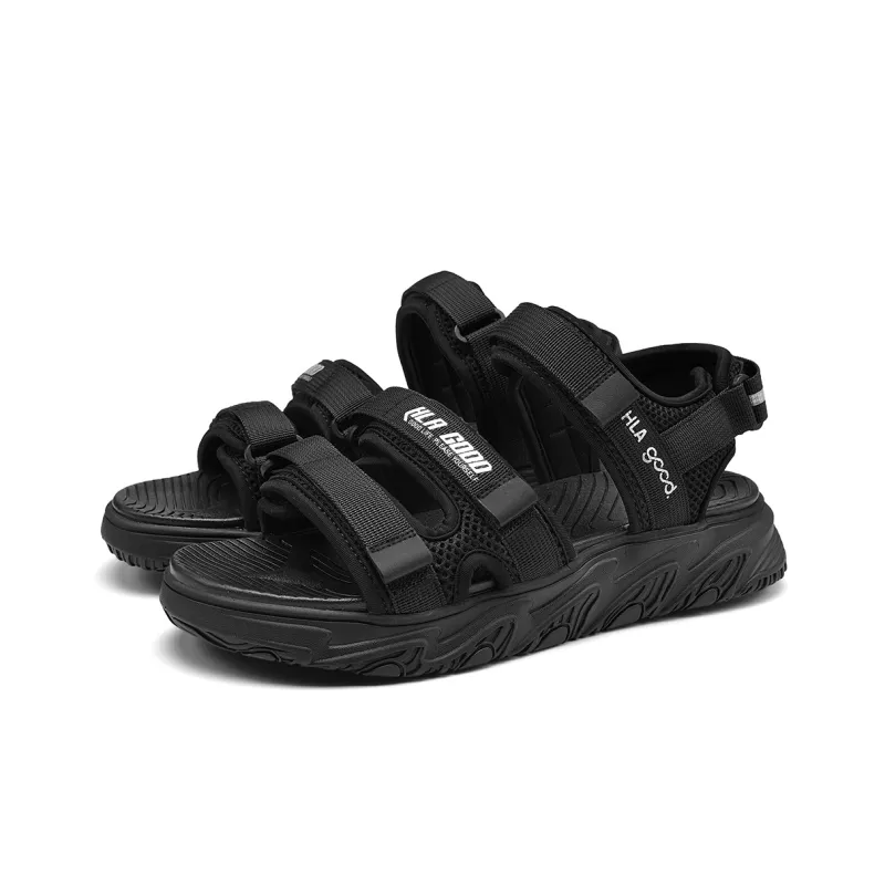 HLA Men's Shoes Trendy Breathable Comfortable Wear-Resistant Casual Outdoor Beach Sandals-1