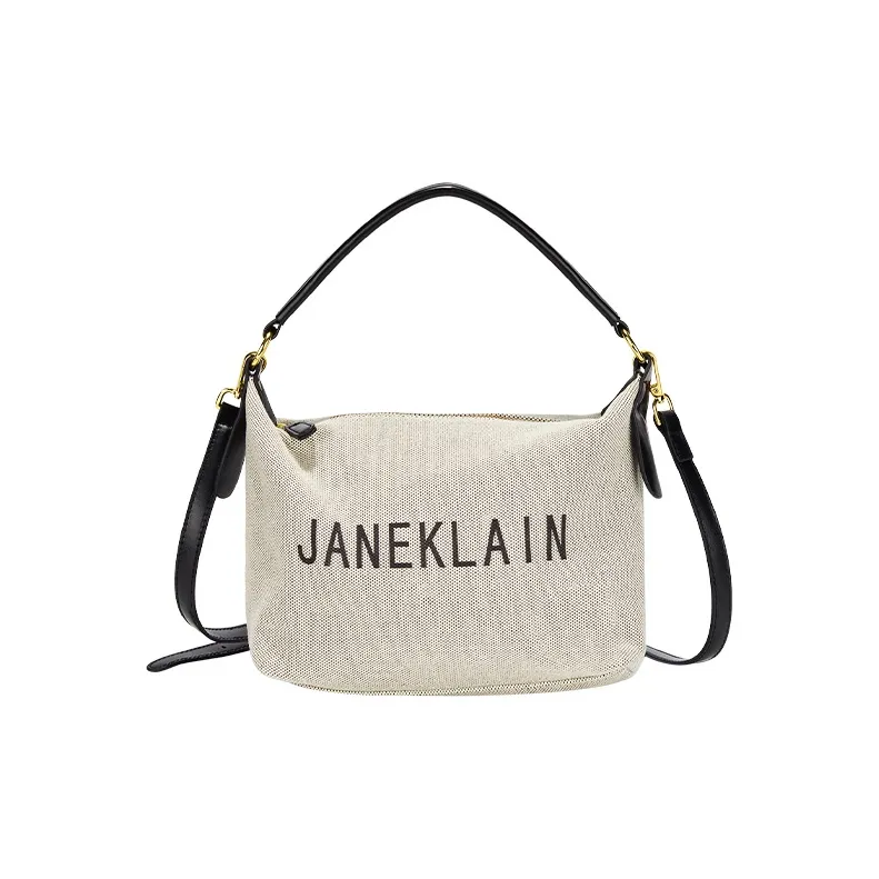 JANE KLAIN PU Handbag Regular Women's White/Black-18