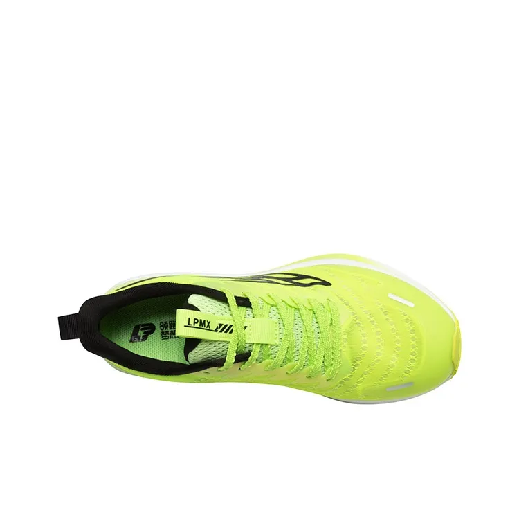 LPMX Cushioning Coverage Rebound Support Running Shoes Unisex Neon Green-4