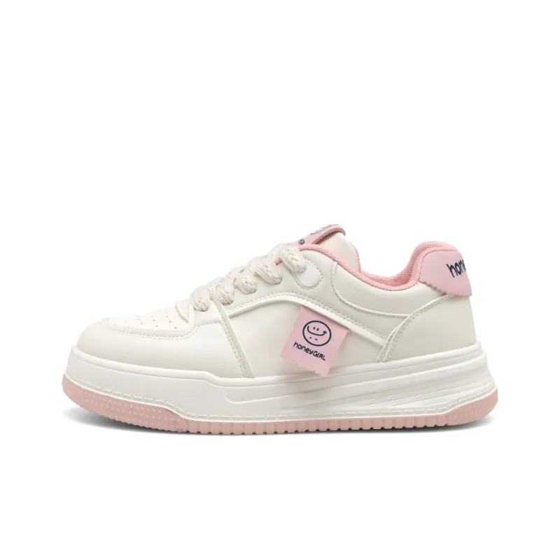 Honey GIRL Anti Slip Wear Resistant Low Top Skateboard Shoes-8