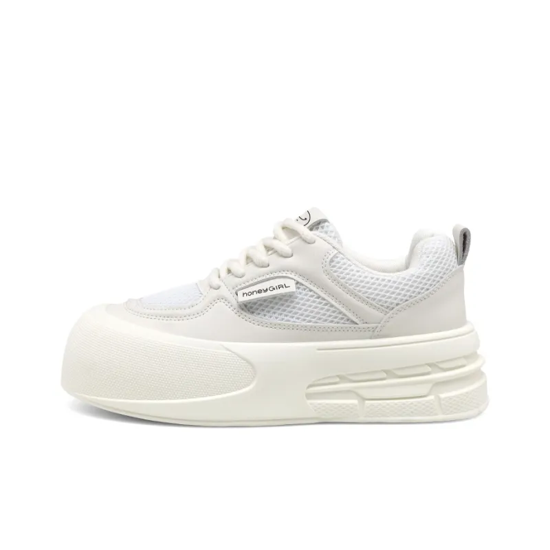 Honey GIRL Durable Breathable Low-Top Skateboard Shoes Women's-5