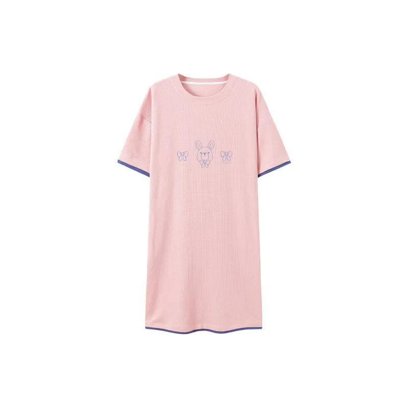 Close fitting Areas Nightgown Women's-0