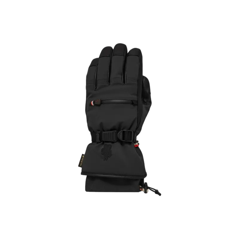 Moncler Logo Patch Panelled Gloves-0