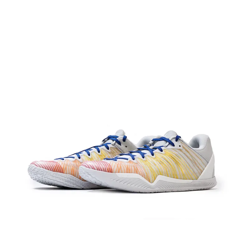 Serious Player Only Player1 Plus WHC Cushioning Anti Slip And Wear Resistant Low Top Basketball Shoes Men's Gray Yellow-1