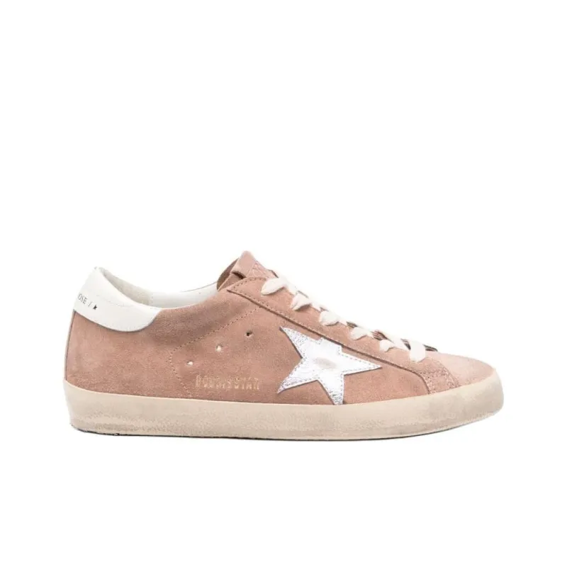Golden Goose Super Star Skateboard Shoes Women's Pink-1