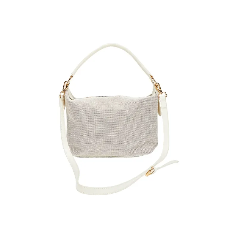 JANE KLAIN PU Handbag Regular Women's White/Black-3