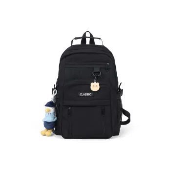 Kevin Cohen Fabric Backpack Regular Unisex Black/Ecru