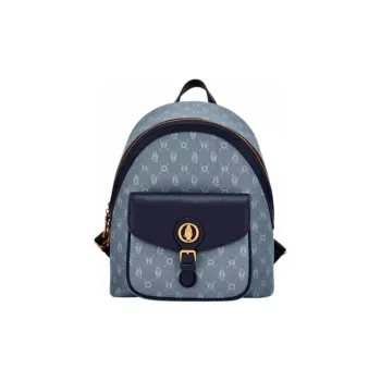 Hush Puppies Synthetic Leather Bonded Split Cow Leather Backpack Large Size Women's Multicolor