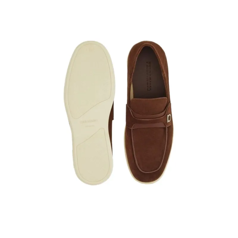 FERRAGAMO GANCINI Loafers Men's Dark Brown-5