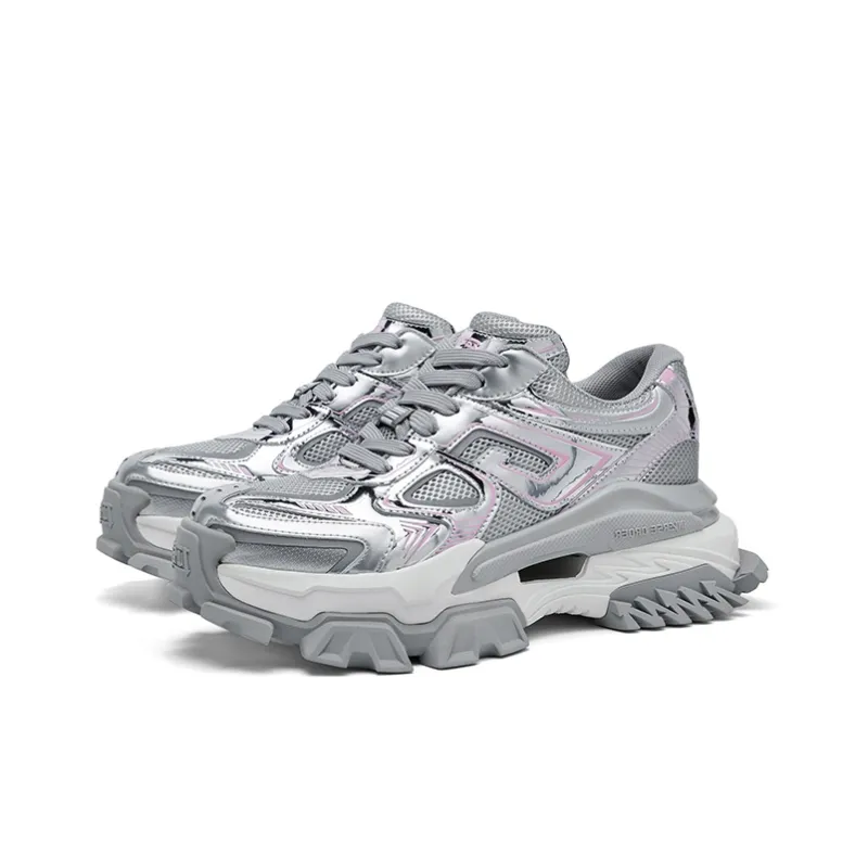 CHERYKALLY Durable Breathable Coverage Low Top Chunky Sneakers Women's-6