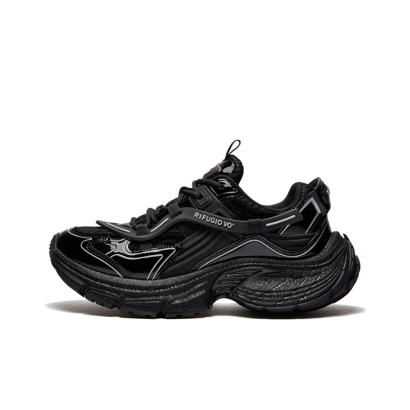 RIFUGIO VO' Abrasion Resistant Height Increasing Low Top Chunky Sneakers Unisex-0
