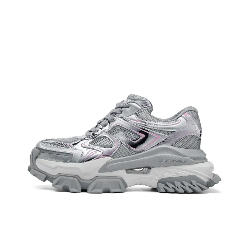 CHERYKALLY Durable Breathable Coverage Low Top Chunky Sneakers Women's-5