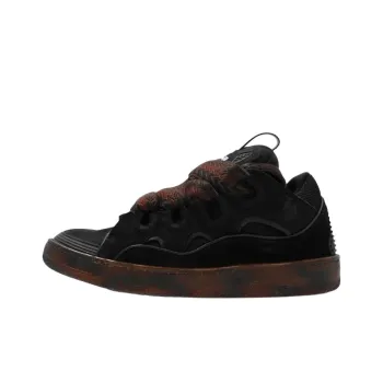 Lanvin Curb Low Top Casual Shoes Men's Black