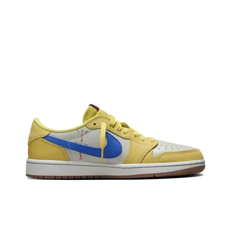 Jordan 1 Retro Low OG SP Travis Scott Canary Women's-1