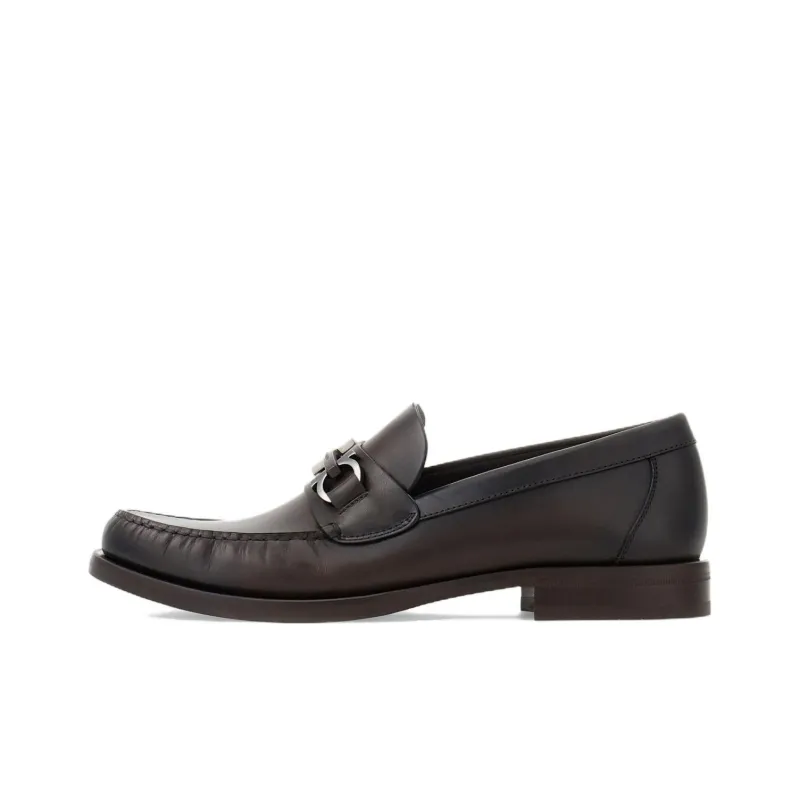 FERRAGAMO GANCINI Loafers Men's Brown-0