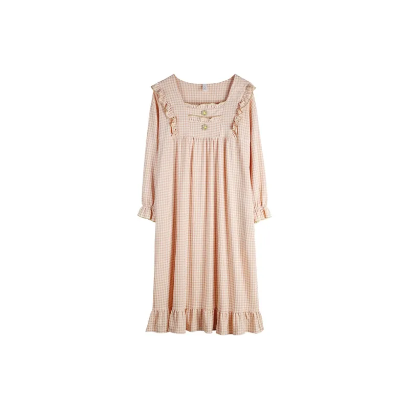 Xuan Liang Nightgown For Spring And Autumn Women's-0