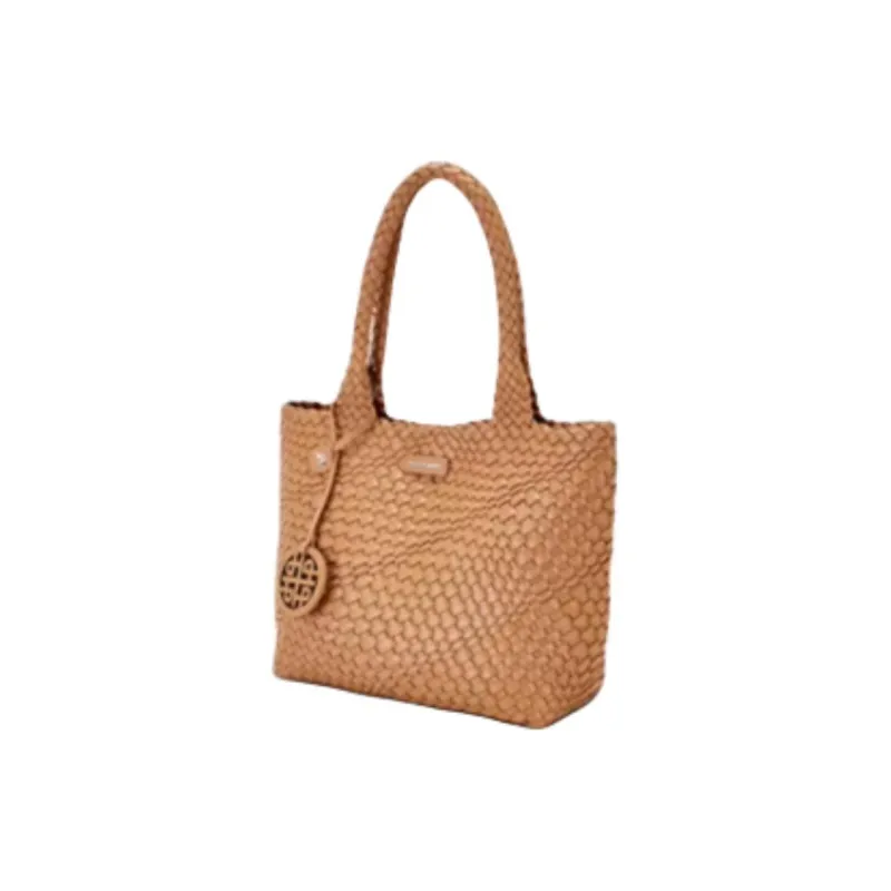 Hush Puppies Cow Leather Tote Bag Shopping Bag Handbag Shoulder Bag Large Size Women's Black/Yellow Brown-8
