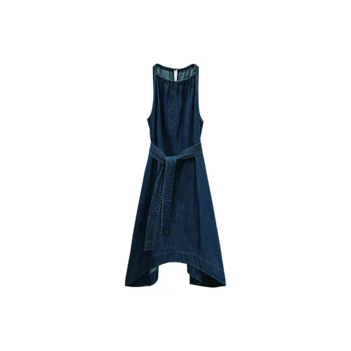 INSUN Sleeveless Dresses Women's Navy Blue