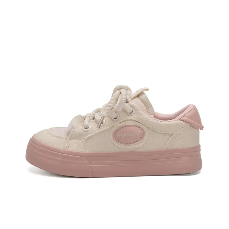 Warrior Breathable Low Top Canvas Shoes Women's Pink-0
