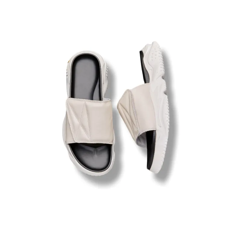 Brounvanm EVA Slip Resistant Slide Slippers Men's White-1