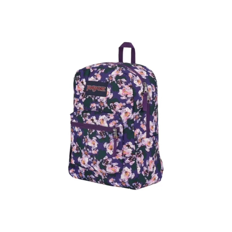 JanSport Polyester Backpack Unisex Dark Purple-3