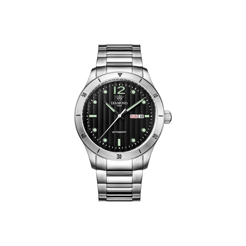 Diamond Automatic Mechanical Movement Men's Watches White Dial-9
