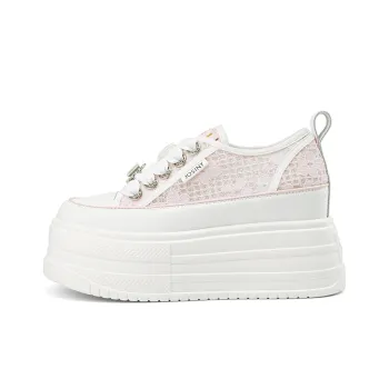 JOSINY Wear-Resistant Height Increasing Low-Top Casual Shoes Women's