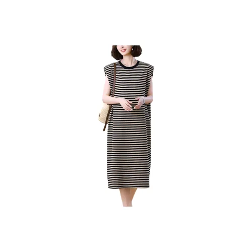 Mula Sleeveless Dresses Women's Stripes