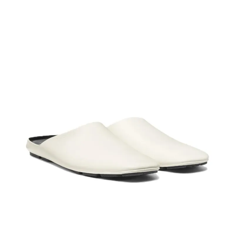 FANSIZHE Closed Toe Slippers Men's White-2