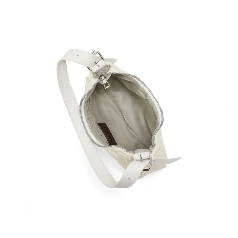 CORALDAISY Synthetic Leather Shoulder Bag Women's White-3