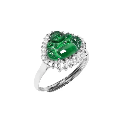 Yi Xian Rong and Jadeite Rings Unisex