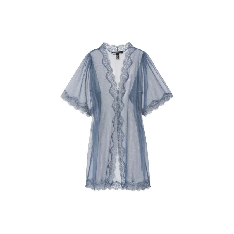 Victoria's Secret Sleep Robe Women's Uniform Blue-0