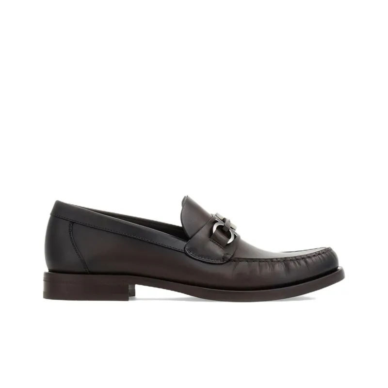 FERRAGAMO GANCINI Loafers Men's Brown-1