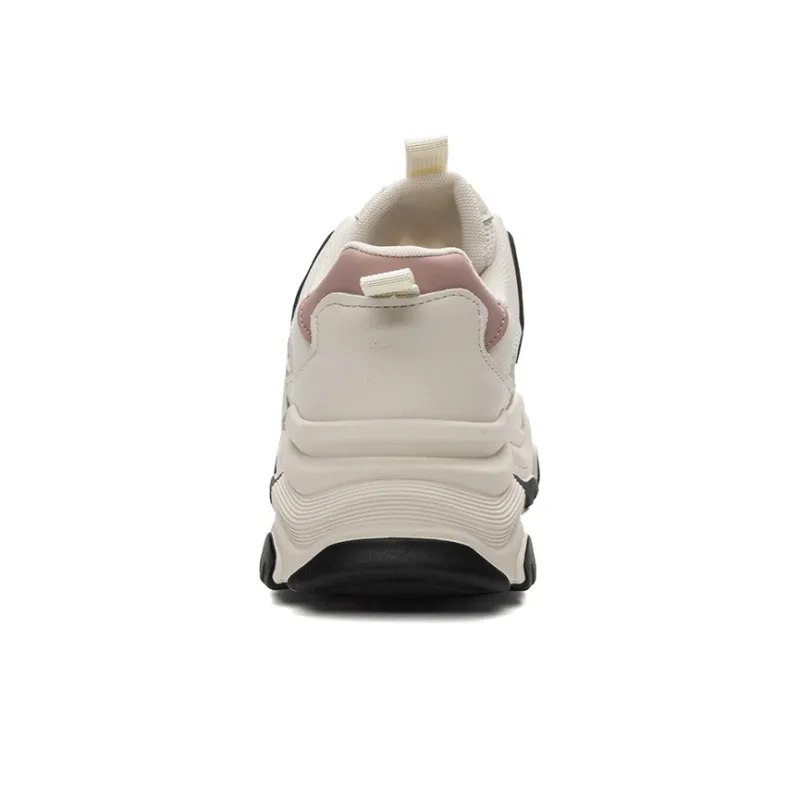 JNLVWA Slip-Resistant Breathable Lightweight Height Increasing Low-Top Chunky Sneakers Women's-3