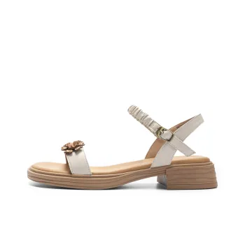 Jeep French Vintage Strap Sandals Medium Heel Women's