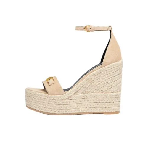 VERSACE Medusa '95 Strap Sandals 12cm Women's Beige