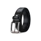 Gunmetal Buckle Black Strap