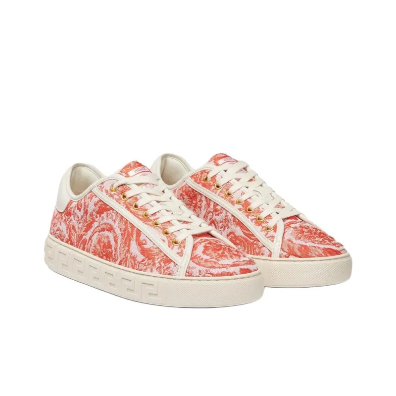 VERSACE Barocco Greca Lace-up Sneakers-2
