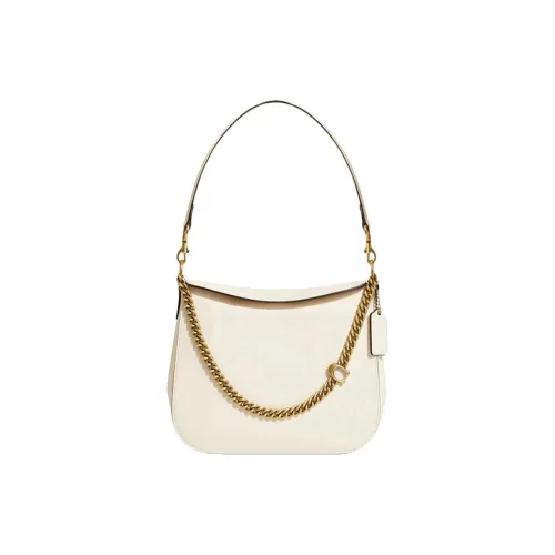 COACH Signature Chain Hobo Shoulder Bags