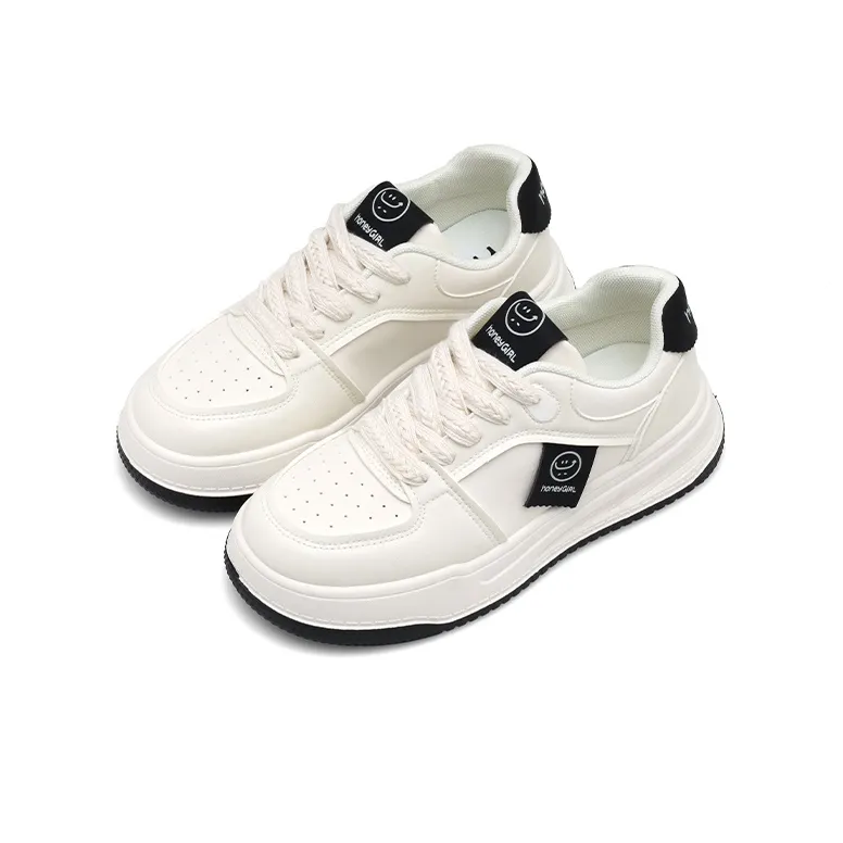 Honey GIRL Anti Slip Wear Resistant Low Top Skateboard Shoes-2